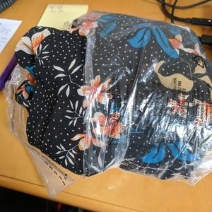 Simply Be kimono w/ frill sleeves tropical floral